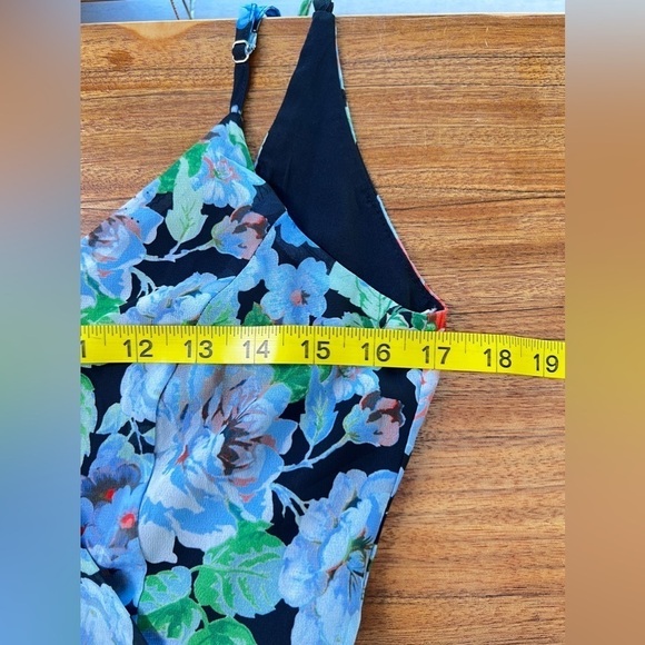 Lulus Effortless Energy Floral Multi Print Asymmetrical Maxi Dress size small - Picture 11 of 13